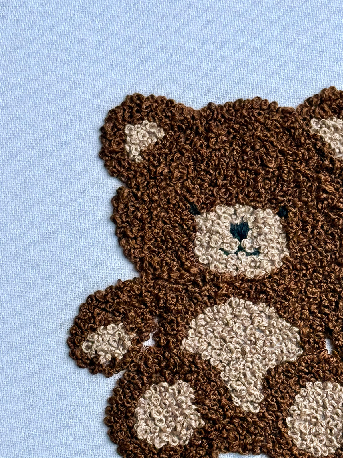 Hand Embroidered Teddy Bear