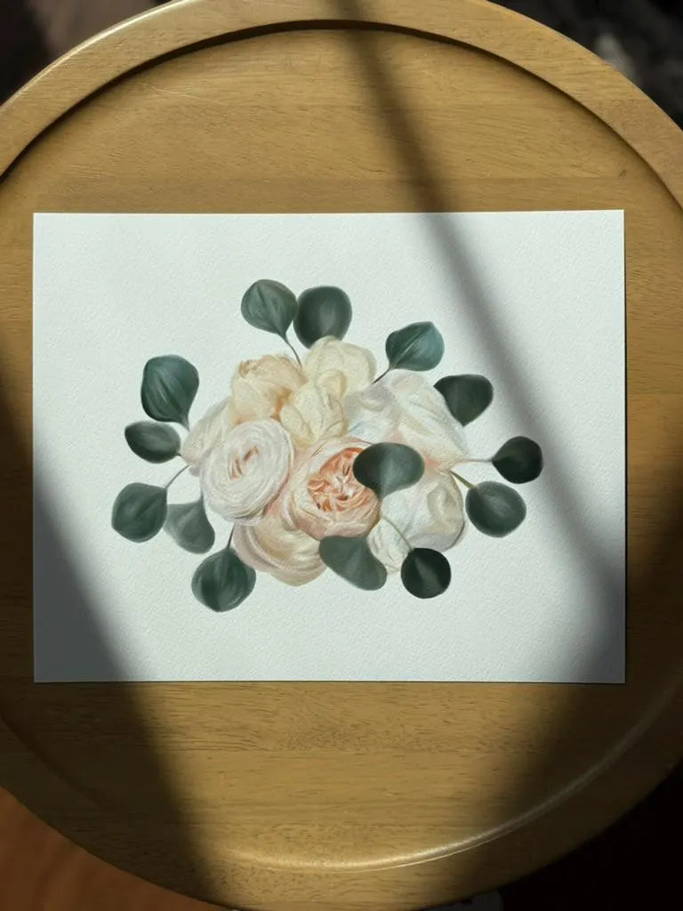 Custom Bridal Bouquet Print