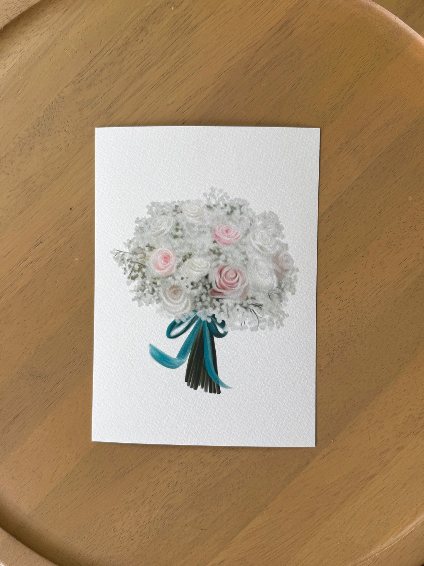 Custom Bridal Bouquet Print